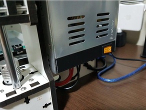 De 12 volts da fonte de alimentação tampa - remixed Impressora 3d acessórios 3d print model - Mito3D