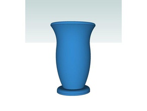 vase 7 Kunst container Blumen-vase wslab 3d print model - Mito3D