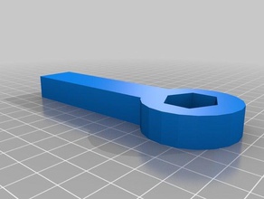 22 mm wrench 3d printing 3d print model - Mito3D