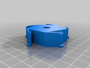 55 mm hub 3d yazıcı parçaları özelleştirilmiş 3d print model - Mito3D