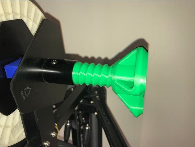 atom smooth filament holder refit 3d printer accessories parts 3D print model - Mito3D