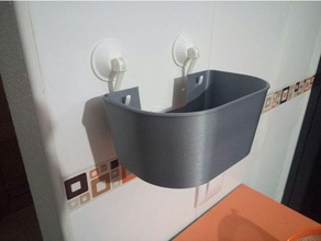la imitación de ikea stugvik copa succión los hogares accesorio cuarto baño accesorios taza apoyo 3d print model - Mito3D
