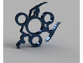 a ginasta fidget giratório brinquedos & games fidgetspinner mão spinners brinquedo ginástica 3d print model - Mito3D