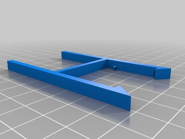 meine angepasste Betthöhe Klammer - 3d Drucker Zubehör kundengebundene 3D print model - Mito3D