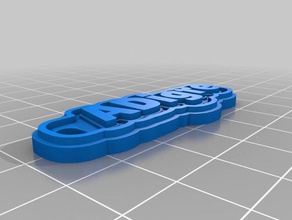 adigre keychains customized 3d print model - Mito3D