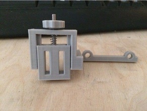 adjustable bed leveling mount sn04-n 3d printing anet aneta8 a8 mods upgrade sensor sn04 3d print model - Mito3D