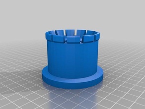 filament coil spool adapter skp 3d printer accessories sketchup 3d print model - Mito3D