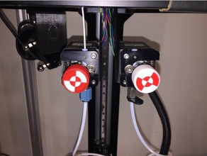 extruder knob 3d printer extruders dual extrusion 3d print model - Mito3D