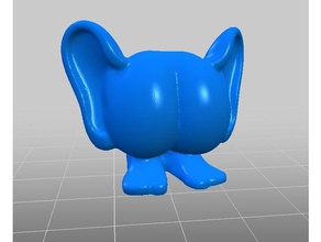 ass ears scans & replicas 3d print model - Mito3D