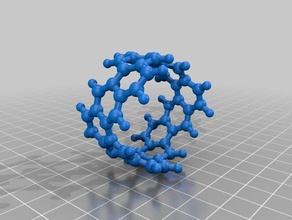 carbon nanobelt learning winmostar 3d print model - Mito3D