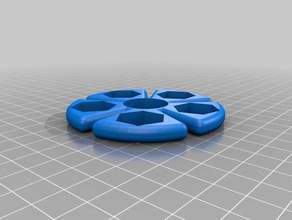 5 punto m12 pick-a-peso fidget spinner personalizador juguetes mecánicos personalizado 3d print model - Mito3D