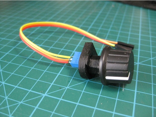 potentiometer multi-torn resistor electronics variable 3D print model - Mito3D