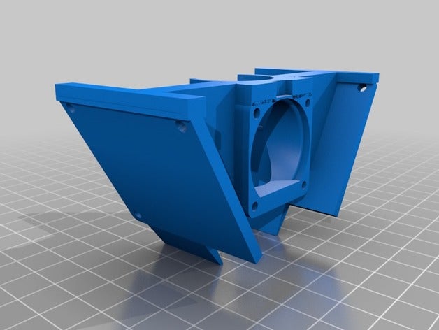 45mm e3d-v6 turbo fan 3d yazıcı ekstruder e3d v6 3D print model - Mito3D