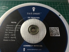 sainsmart filament spool hub mount 608zz bearings 3d printer accessories bearing 608 holder 3d print model - Mito3D