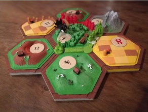 peasants & plagues - variations toy game accessories catan plague reaper settlers settlersofcatan variant variation 3d print model - Mito3D