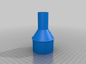 nuovo tubo di aspirazione adattatore 2 parti su misura 3d print model - Mito3D