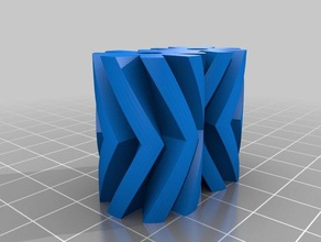 mi personalizar completamente torcido engranajes paramétricas matemáticas art personalizado 3d print model - Mito3D