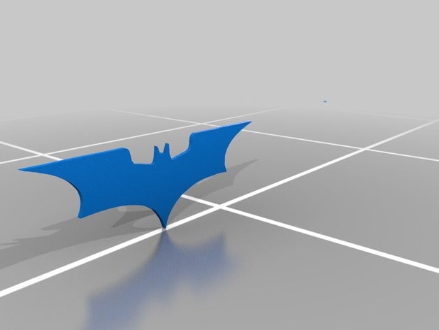 logo di batman La stampa 3d batarang simbolo 3D print model - Mito3D
