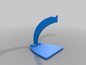desktop-deco Kopfhörer stehen office deco desktop desktop-Halter desktop-Ständer Kopfhörer-Halter 3d print model - Mito3D