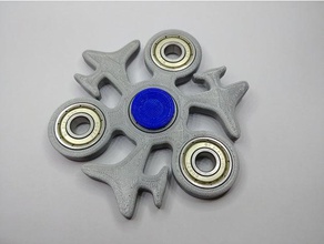 f-16 jet spinners toy & game accessories airplane airplanes f16 fidget fidget-toy fidgeting fidgetspinner hand spinner toys 3d print model - Mito3D