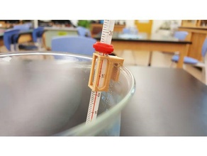 thermometer-Halter Biologie 3d print model - Mito3D