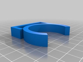 cable clip 2 organization customized 3d print model - Mito3D