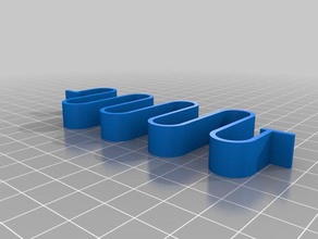 meine angepasste flache Feder diy kundengebundene 3d print model - Mito3D
