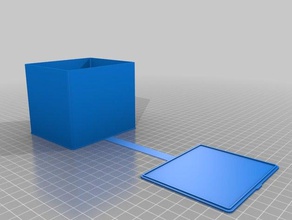 mi personalizados caso rectangular los contenedores personalizado 3d print model - Mito3D