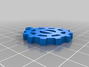 heda logo keychain keychains 3d print model - Mito3D