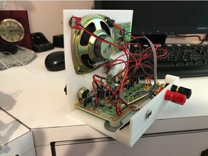 tentec rádio painel traseiro A impressão 3d 3d print model - Mito3D