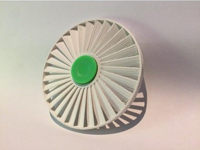 ventola fidget spinner La stampa 3d mano giocattolo 3d print model - Mito3D