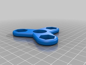 3 ray 1 2 dado esagonale spinner giocattoli meccanici su misura 3d print model - Mito3D