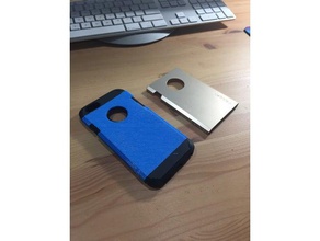 iphone 6 resistente armadura de caso - placa traseira telefone celular iphone6case 3d print model - Mito3D