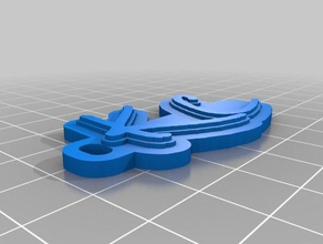 kc llavero llaveros personalizado 3d print model - Mito3D
