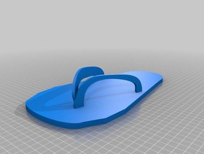 flip flop 3d baskı 3d print model - Mito3D