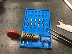 mini pinning tray locksmith tool holders & boxes lock smith tary 3d print model - Mito3D