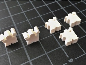 worker meeple terra mystica toy & game accessories 3d print model - Mito3D