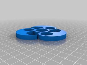 ying yang spinner jouets mécaniques personnalisé 3d print model - Mito3D