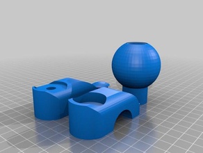 volante pomello in versione remix automotive 3d print model - Mito3D