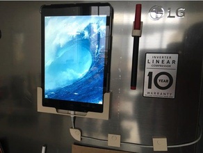 ipad mini buzdolabı tablet manyetik monte edin 3d print model - Mito3D