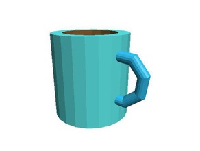 vaso de la caf cocina y comedor 3d print model - Mito3D