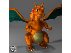 dracaufeu jouets & jeux un incendie firetype pokemon chiffres 3d print model - Mito3D