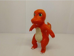 charmander juegos y juguetes fuego firetype pokemon figuras 3d print model - Mito3D