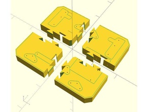 imprimable cyclone pcb v23 plaque de base le bricolage usine carte l'usine 3d print model - Mito3D