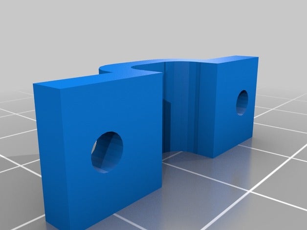 usb-led-Klemme 86 x 55 mm 3d Drucker Zubehör 3D print model - Mito3D