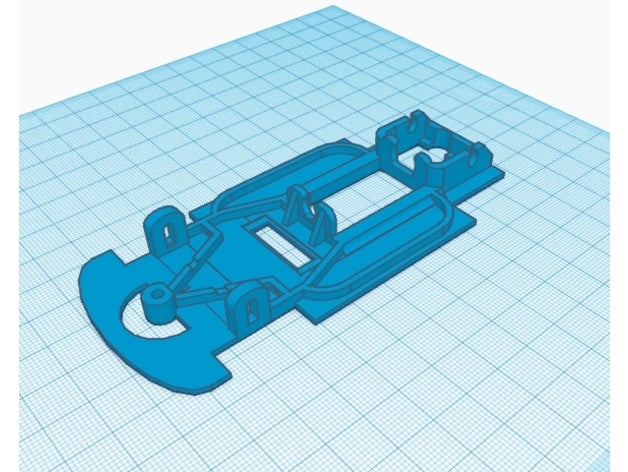 slot car chassis v30 diy 1 32 ninco scalextric slotcar 3D print model - Mito3D