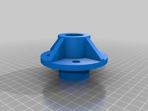 support de roue robot tondeuse le bricolage avant à gazon roues roulement soutien 3d print model - Mito3D