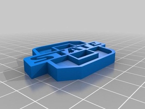 oklahoma state osu cowboys keychain 3d printing 3d print model - Mito3D