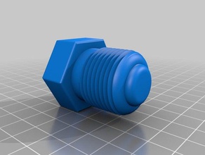 hidráulica plug & cap acessórios máquinas-ferramentas traço condes 3d print model - Mito3D