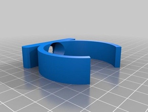 my customized pipe clip replacement parts 3d print model - Mito3D
